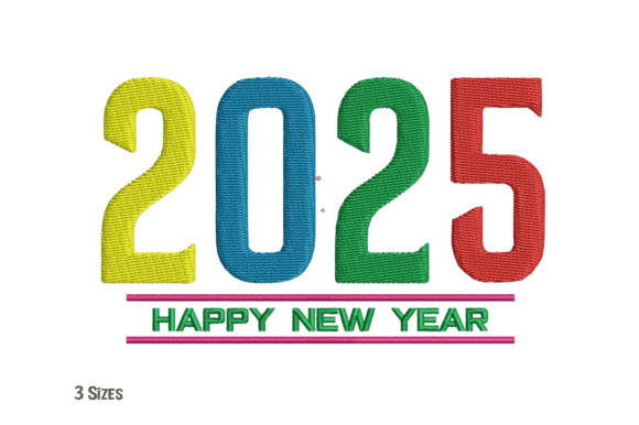 2025 Happy New Year Embroidery Review