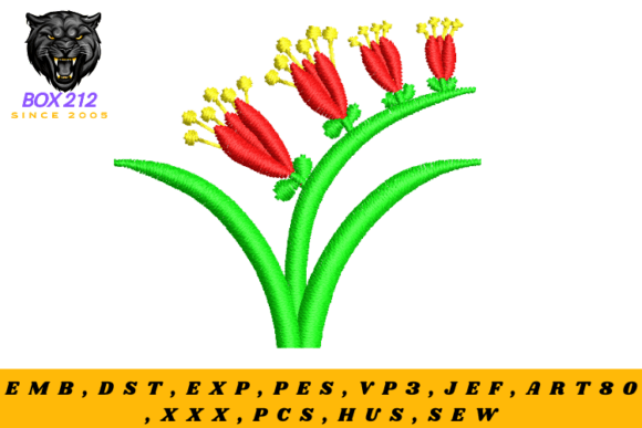 Flowers and Leaves Digital Embroidery Review