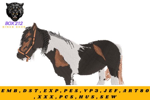Horse Digital Embroidery Design