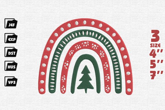 Rainbow of Christmas Cheer Embroidery Review