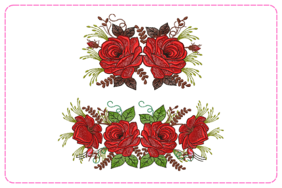 Rose Embroidery Designs